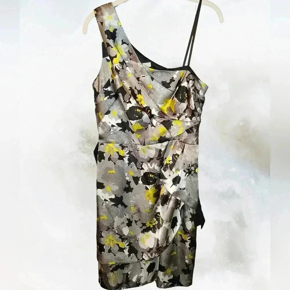 SIZE 6: Max and Cleo One Shoulder Mini Dress - Picture 1 of 6